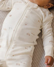 Zip Longsleeve Sleeper | Farm | Quincy Mae