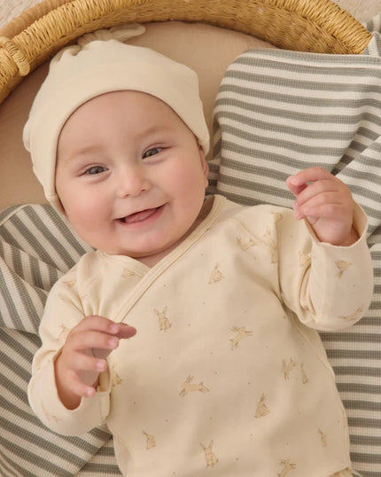Knotted Baby Hat | Natural | Quincy Mae