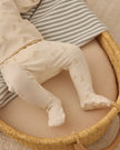 Wrap Top + Footed Pant Set | Bunnies | Quincy Mae