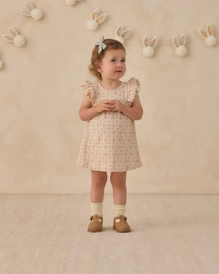 Flutter Dress | Strawberries | Quincy Mae