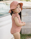 Sun Hat | Poppy Floral | Quincy Mae