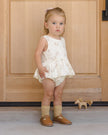 Sleeveless Peplum Set | Unicorns | Quincy Mae