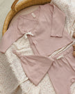 Knotted Baby Hat | Blush | Quincy Mae