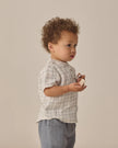 Jaxson Shirt | Blue Plaid | Quincy Mae