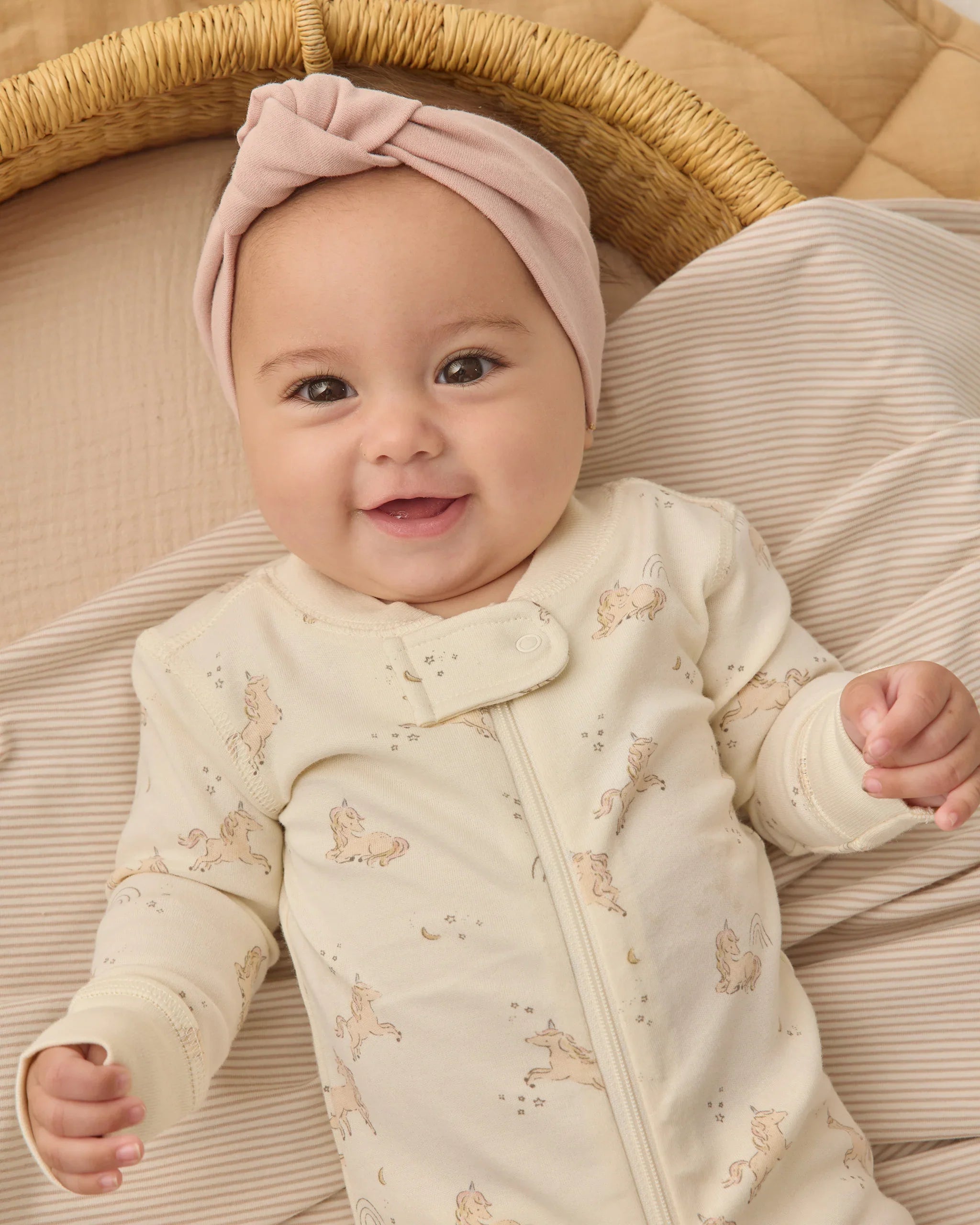 Knotted Headband | Blush | Quincy Mae