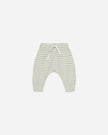 Drawstring Pant | Sage Stripe | Quincy Mae
