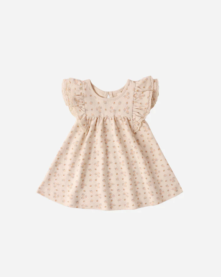 Flutter Dress | Strawberries | Quincy Mae