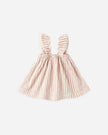 Ruffle Tank Dress | Vintage Stripe | Quincy Mae
