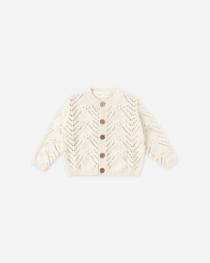 Knit Cardigan | Natural | Quincy Mae