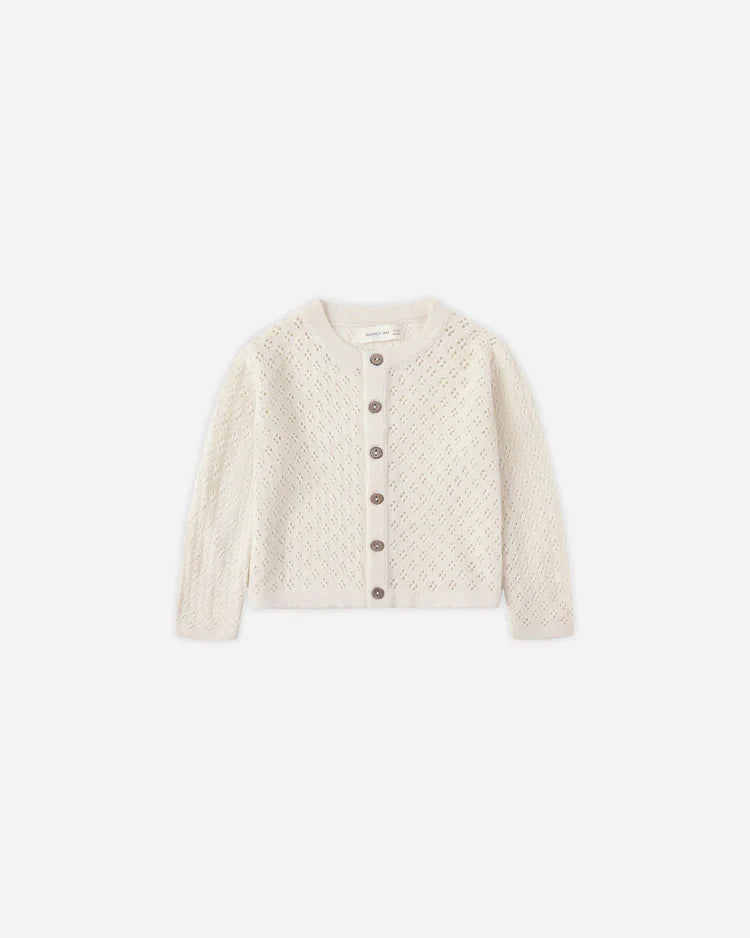 Knit Cardigan | Natural | Quincy Mae