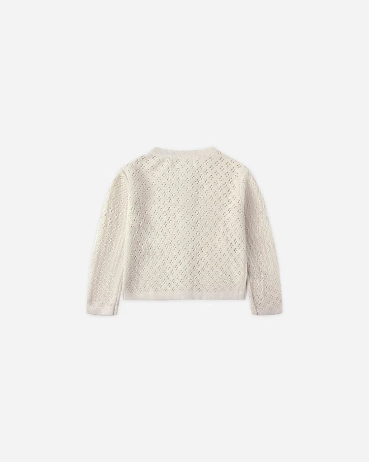 Knit Cardigan | Natural | Quincy Mae