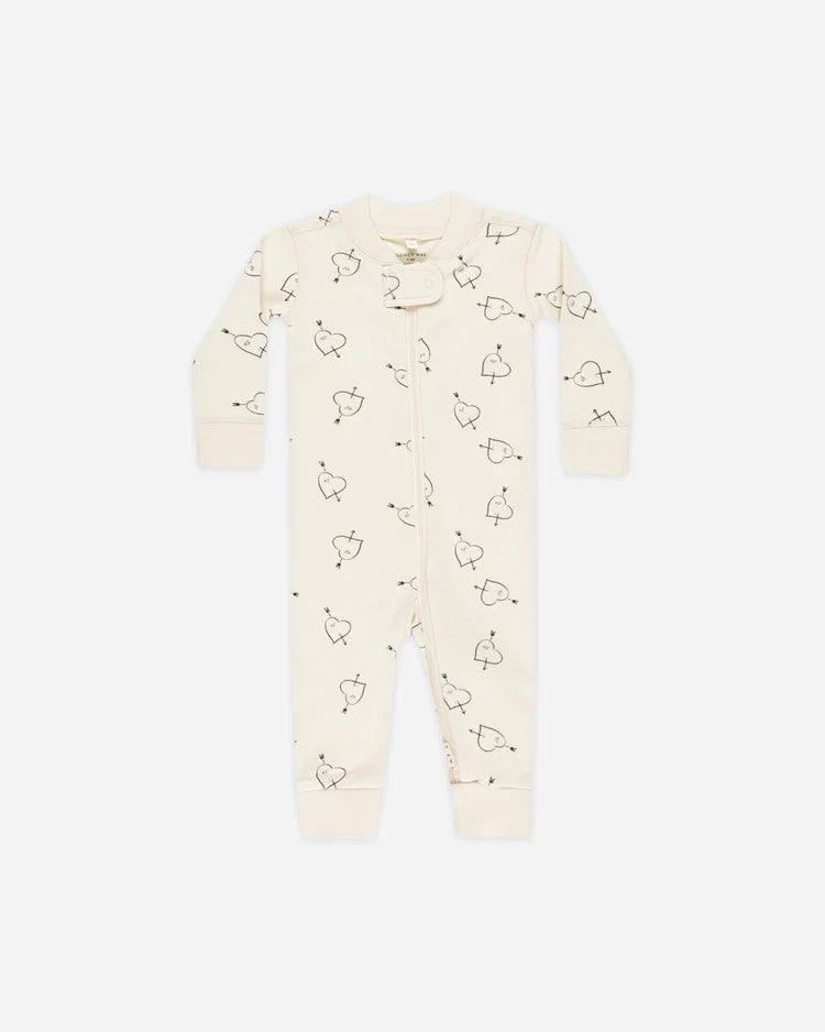 Zip Long Sleeve Sleeper | Quincy Mae | Cupid