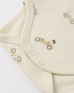 Short Sleeve Bodysuit Pack | Race Car, Oat Micro Stripe | Quincy Mae