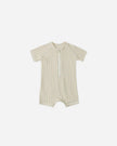 Zip Rashguard One-Piece | Blue + Butterscotch Stripe | Quincy Mae