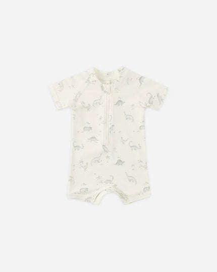 Zip Rashguard One-Piece | Dinosaur | Quincy Mae