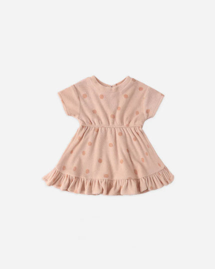 Terry Dress | Polka Dot | Quincy Mae