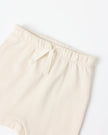 Wrap Top + Footed Pant Set | Natural | Quincy Mae