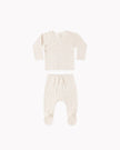 Wrap Top + Footed Pant Set | Ditsy | Quincy Mae