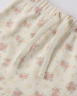 Wrap Top + Footed Pant Set | Flower Field | Quincy Mae