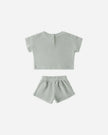 Terry Tee + Short Set | Sage | Quincy Mae