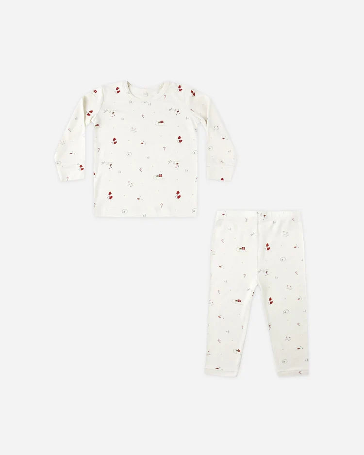 Bamboo Pajama Set | Winter  Wonderland | Quincy Mae
