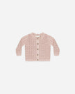 Scalloped Cardigan | Bubblegum | Quincy Mae