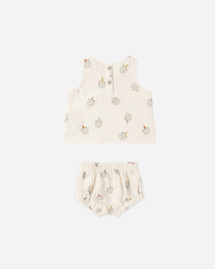 Woven Tank Set | Party Bears | Quincy Mae