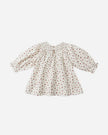 V Smocked Dress | Winter Ditsy | Quincy Mae