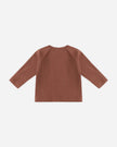 Henley Knit Top | Cranberry | Quincy Mae