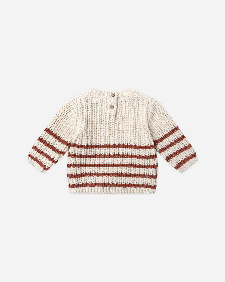 Rex Sweater | Cranberry | Quincy Mae