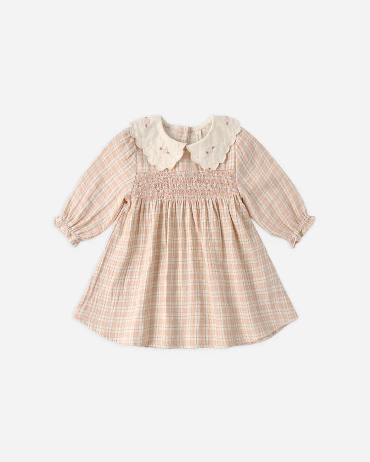 Callie Dress | Pink Plaid | Quincy Mae
