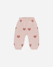 Heart Knit Pants | Quincy Mae | Bubblegum