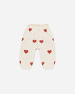 Heart Knit Pants | Quincy Mae | Natural