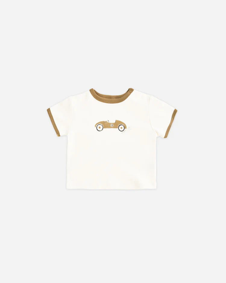 Ringer Tee | Race Car | Quincy Mae