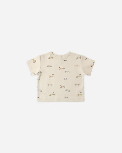 Boxy Tee | Race Car | Quincy Mae