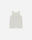 Sleeveless One-Piece | Sky Micro Stripe | Quincy Mae