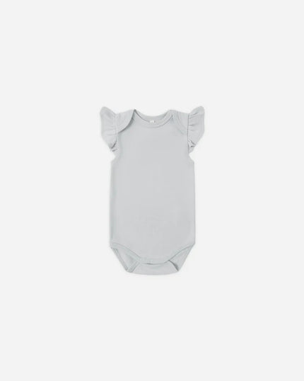Flutter Sleeve Bodysuit | Sky | Quincy Mae