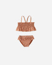 Smocked Ruffle Bikini | Poppy Floral | Quincy Mae