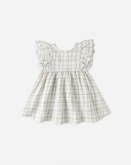 Alina Dress | Blue Plaid | Quincy Mae