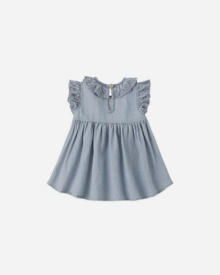 Sophie Dress | Lightweight Denim | Quincy Mae
