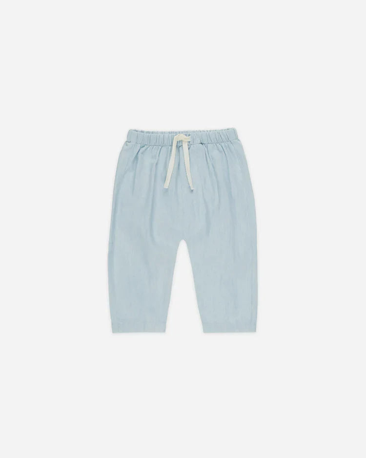 Chambray Pant | Chambray | Quincy Mae