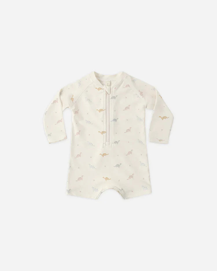 Long Sleeve One-Piece Rashguard | Dino | Quincy Mae