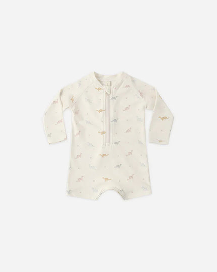 Long Sleeve One-Piece Rashguard | Dino | Quincy Mae