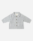 Utility Jacket | Ocean Pinstripe | Quincy Mae