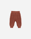 Chunky Knit Pant | Cranberry | Quincy Mae