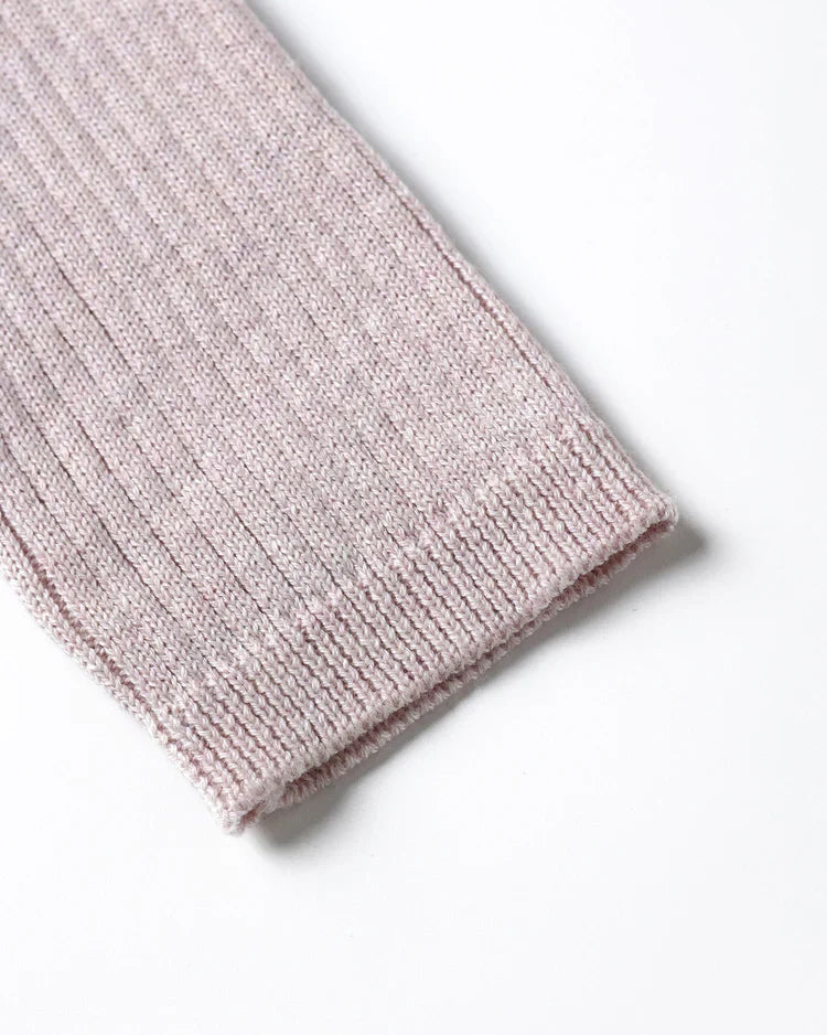 Rib Knit Peplum Top | Lilac | Quincy Mae