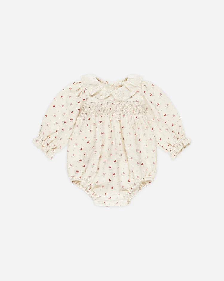 Callie Romper | Quincy Mae | Heart Ditsy