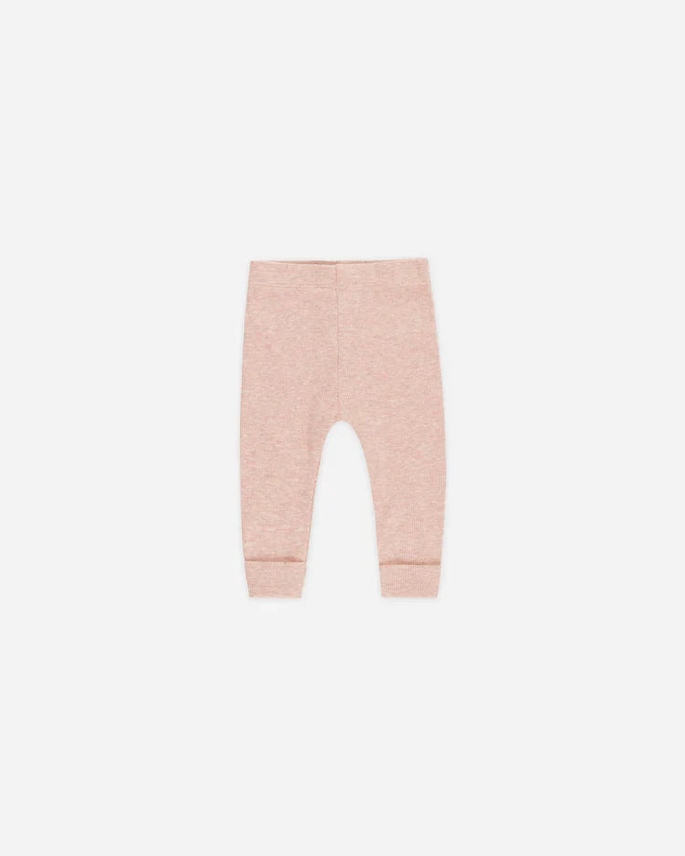 Ribbed Top+ Legging Set | Rose | Quincy Mae