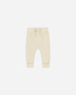 Knit Pant | Heathered Natural | Quincy Mae