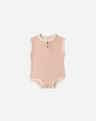 Terry Cloth Romper | Melon | Quincy Mae